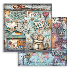 Stamperia Furry Friends 2 Paper Pack 30x30 cm by Antonis Tzanidakis