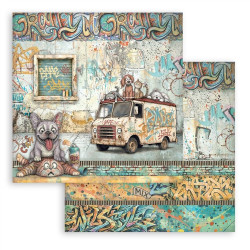 Stamperia Furry Friends 2 Paper Pack 30x30 cm by Antonis Tzanidakis