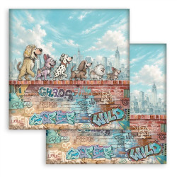 Stamperia Furry Friends 2 Paper Pack 30x30 cm by Antonis Tzanidakis