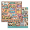 Stamperia Furry Friends 2 Paper Pack 30x30 cm by Antonis Tzanidakis