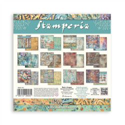 Stamperia Furry Friends 2 MAXI Backgrounds Paper Pack 30x30cm by Antonis Tzanidakis