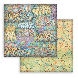 Stamperia Furry Friends 2 MAXI Backgrounds Paper Pack 30x30cm by Antonis Tzanidakis