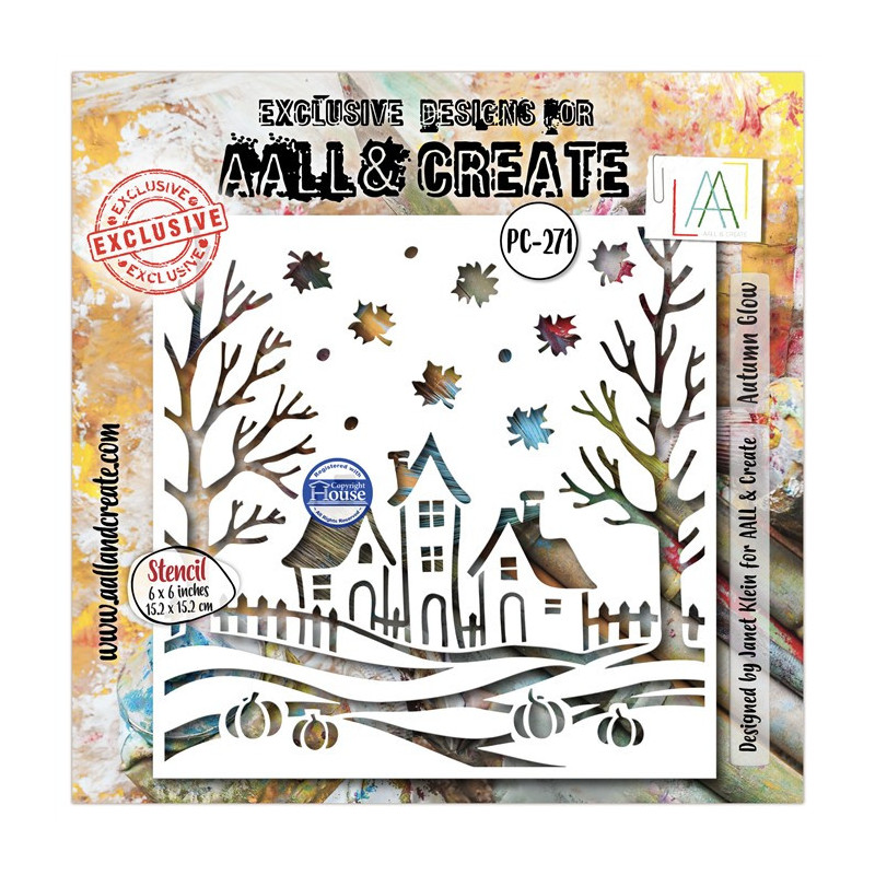 AALL & Create Stencil 271 Autumn Glow