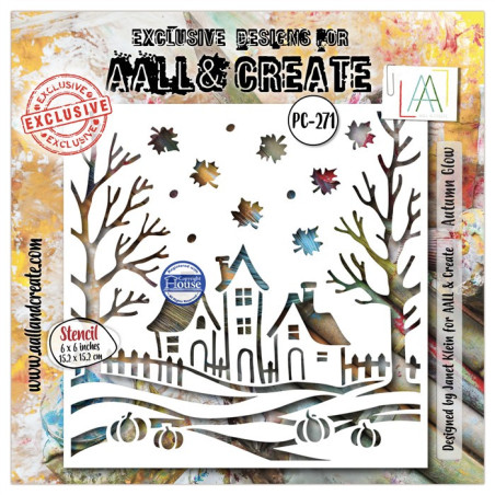 AALL & Create Stencil 271 Autumn Glow