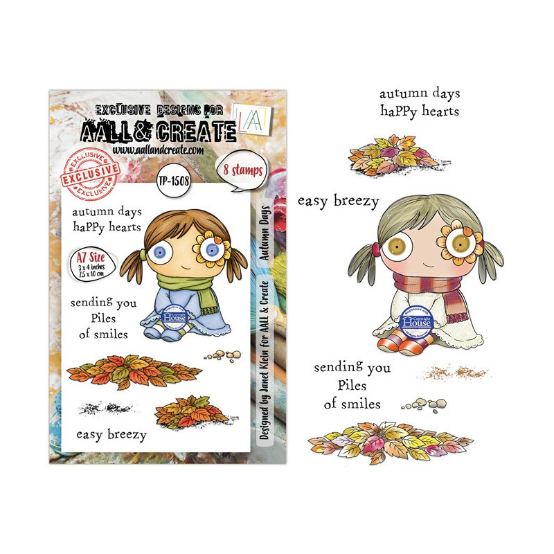 AALL & Create Stamp Set A7 1508 Autumn Days