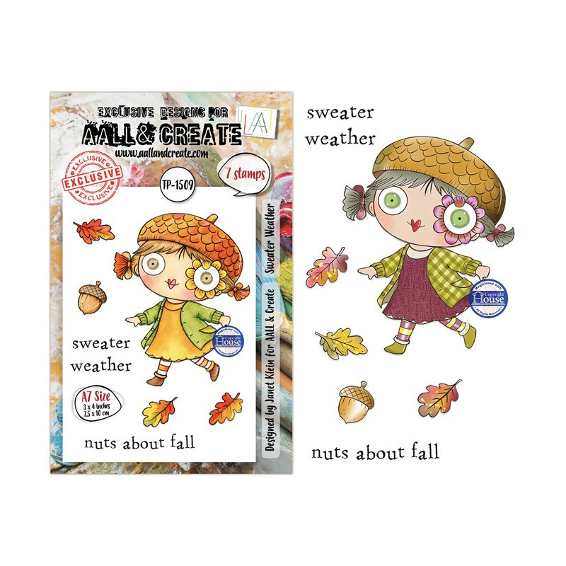 AALL & Create Stamp Set A7 1509 Sweater Weather