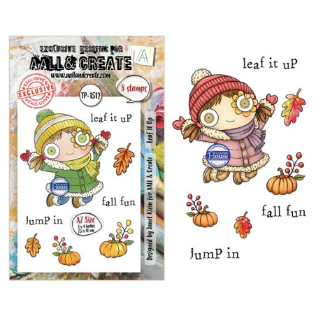 AALL & Create Stamp Set A7 1512 Leaf It Up
