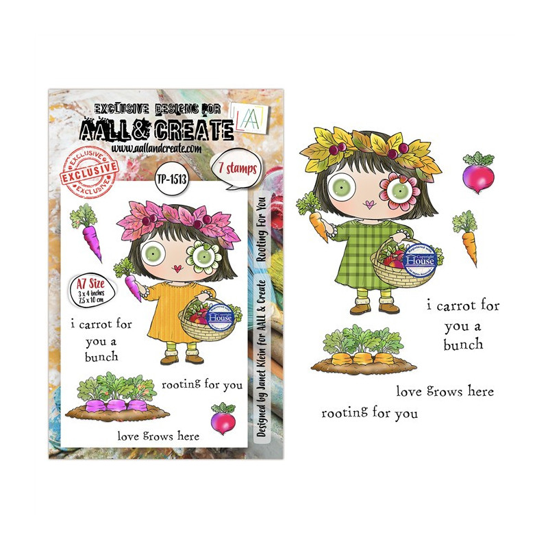 AALL & Create Stamp Set A7 1513 Rooting For You