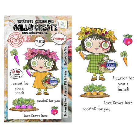 AALL & Create Stamp Set A7 1513 Rooting For You