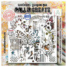 AALL & Create Stencil 282 Number Garden by Autour De Mwa & Co