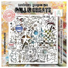 AALL & Create Stencil 282 Number Garden by Autour De Mwa & Co