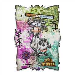 AALL & Create Stencil 282 Number Garden by Autour De Mwa & Co