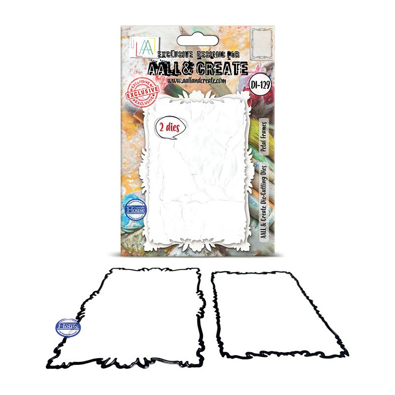 Aall&Create Cutting Dies 129 Petal Frames by Autour De Mwa & Co