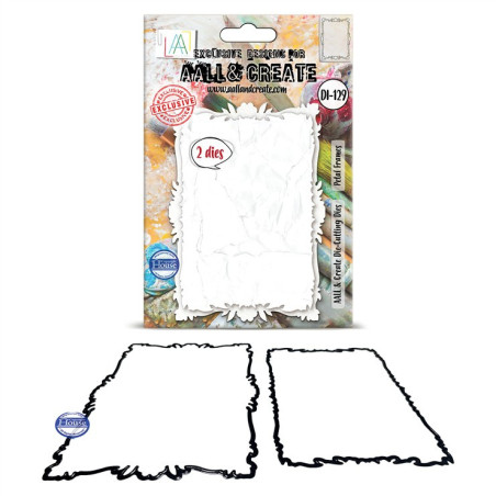 Aall&Create Cutting Dies 129 Petal Frames by Autour De Mwa & Co