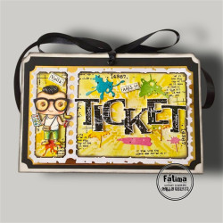 Aall&Create Cutting Dies 126 The Golden Ticket by Autour De Mwa & Co