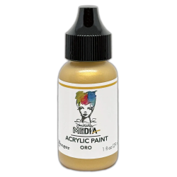Ranger Dina Wakley MEdia Heavy Body Acrylic Paints Oro