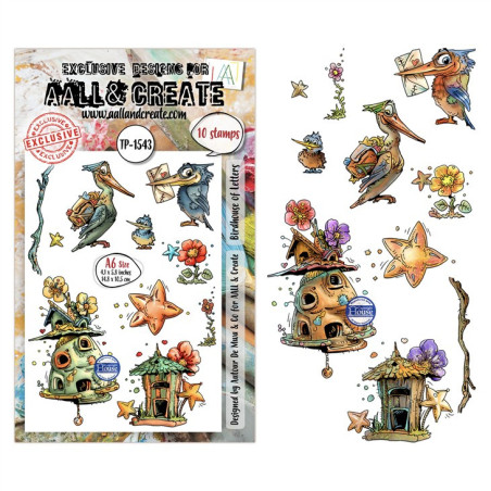 AALL & Create Stamp Set A6 1543 Birdhouse of Letters