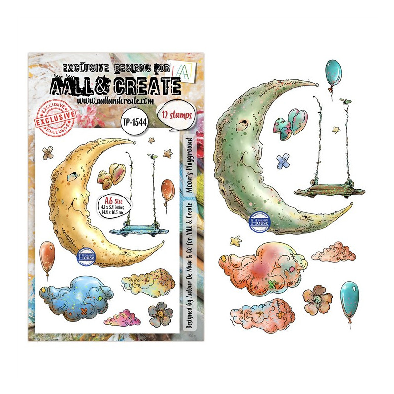 AALL & Create Stamp Set A6 1544 Moon’s Playground