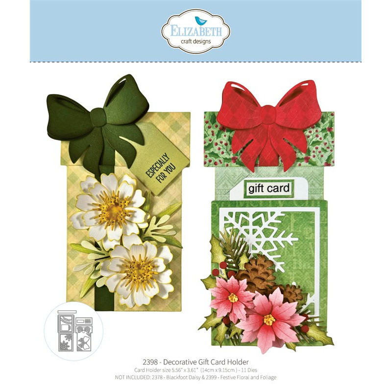 Elizabeth Craft Designs Warm Wishes Die Decorative Gift Card Holder by Paper Flowers