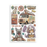 Stamperia Furry Friends 2 A5 Washi Pad 8pz