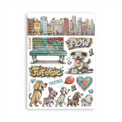 Stamperia Furry Friends 2 A5 Washi Pad 8pz