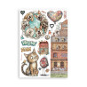 Stamperia Furry Friends 2 A5 Washi Pad 8pz