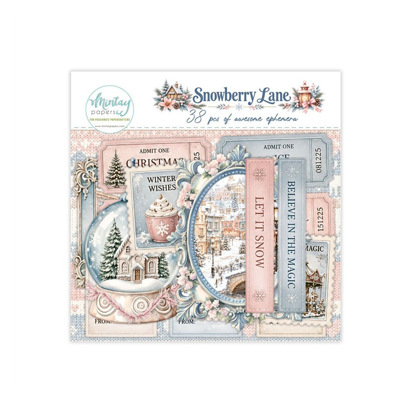 Mintay Papers Snowberry Lane Paper Ephemera 38pz