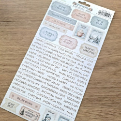 Mintay Papers Snowberry Lane Paper Stickers Words