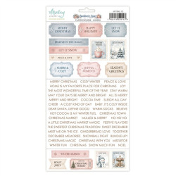 Mintay Papers Snowberry Lane Paper Stickers Words