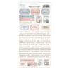 Mintay Papers Snowberry Lane Paper Stickers Words