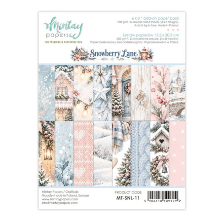 Mintay Papers Snowberry Lane Paper Pad 15x20cm
