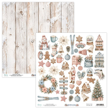 Mintay Papers Snowberry Lane Elements 30x30cm