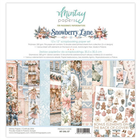 Mintay Papers Snowberry Lane Paper Pad 30x30cm