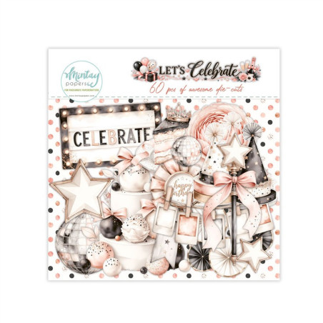 Mintay Papers Let's Celebrate Paper Die-Cuts 60pz