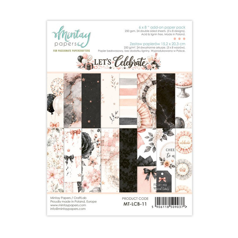 Mintay Papers Let's Celebrate Paper Pad 15x20cm