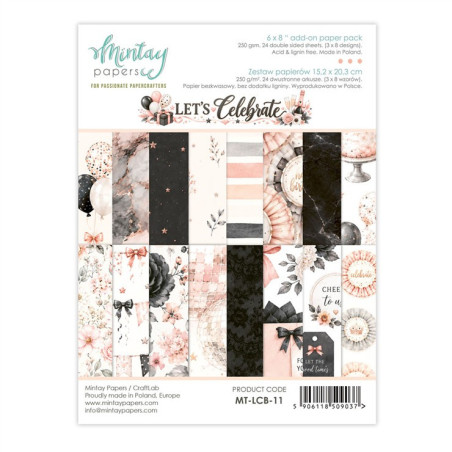 Mintay Papers Let's Celebrate Paper Pad 15x20cm