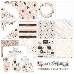 Mintay Papers Let's Celebrate Paper Pad 20x20cm