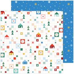 Pinkfresh Studio Festive Fun Paper Pack Double-Sided by Geralyn Sy 30x30cm