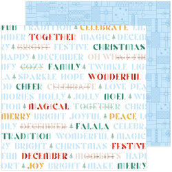 Pinkfresh Studio Festive Fun Paper Pack Double-Sided by Geralyn Sy 30x30cm