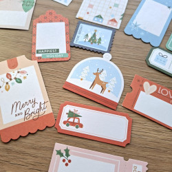 Pinkfresh Studio Festive Fun Tag Ephemera by Geralyn Sy 29pz