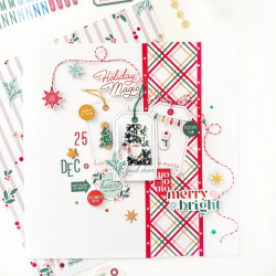 Pinkfresh Studio Festive Fun Tag Ephemera by Geralyn Sy 29pz