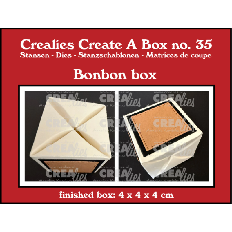 Crealies Create A Box No. 35 Box for 1 Chocolate
