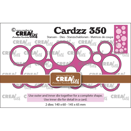 Crealies Cardzz Dies No. 350 A Lot of Circles