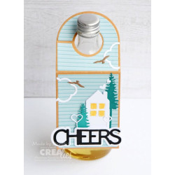 Crealies Specialzz Dies no. 101 Bottle Hanger / Door Hanger