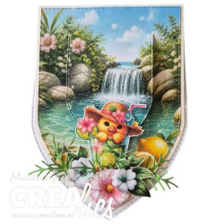Crealies Crea-Nest-Lies XXL Dies No. 202 Banner D / Church Arch with Stitchline