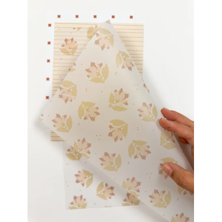 Vellum Flores CARAMEL Dunaon
