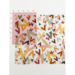 Vellum Corazones Multicolor CARAMEL Dunaon