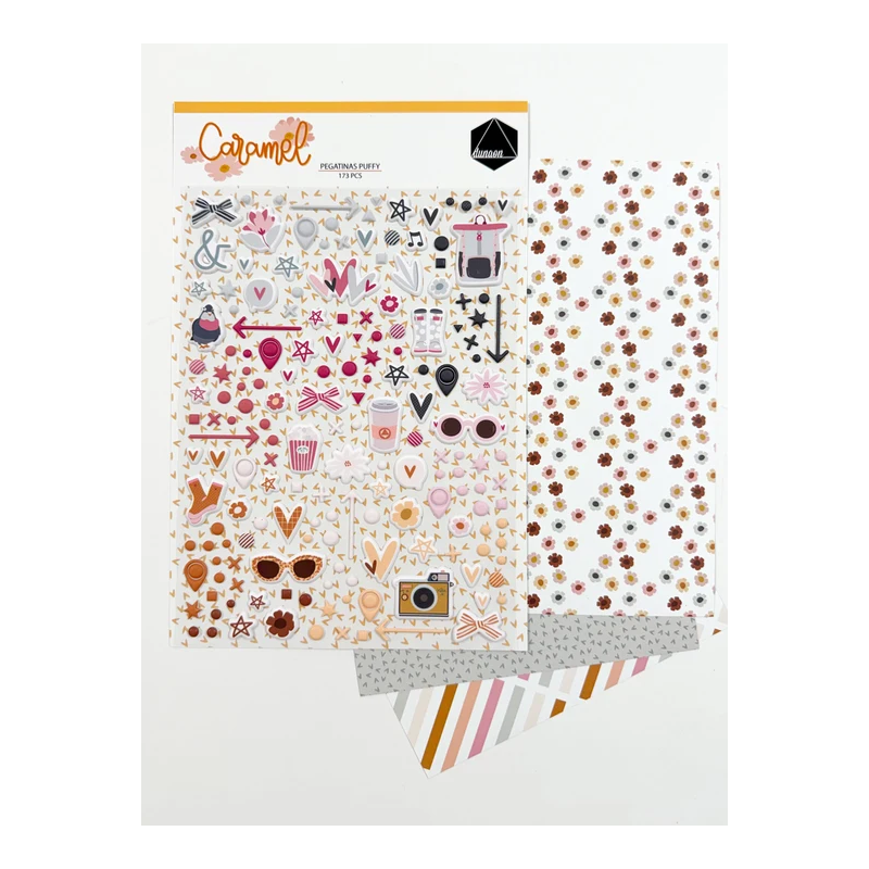 Dunaon Puffy Stickers CARAMEL