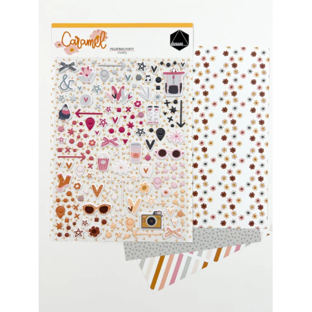 Dunaon Puffy Stickers CARAMEL