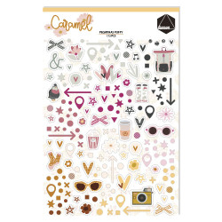 Dunaon Puffy Stickers CARAMEL